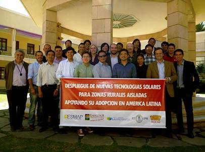 Taller Internacional:Despliegue de nuevas tecnologías solares para zonas rurales aisladas apoyando su adopción en América Latina