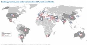 Descripción: Descripción: La energía termosolar cuenta ya con 4.940 MW instalados en el mundo