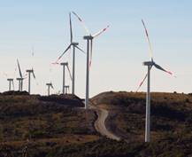 Descripción: Descripción: Energías renovables y eólica en Uruguay: Gamesa suministra 35 aerogeneradores G114-2.0 MW a un parque eólico.