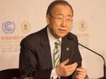 Descripción: Descripción: Ban Ki-Moon: "No tenemos un plan B, porque no tenemos otro planeta"